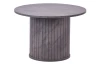 Okrúhly stolík Brescia, 60 cm, imitácia šedého  kameňa