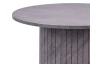 Okrúhly stolík Brescia, 60 cm, imitácia šedého  kameňa