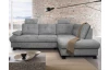Rohová sedačka Roxy, holubia šedá látka, pravý roh