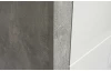 Komoda Stone 82 cm, betón/biela