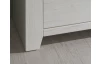 Skříňka Cruz 141 cm, bielená pínia/šedý dub