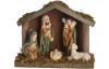 Vianočná dekorácia Betlém s figurkami, Drevo