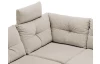 Sedacia súprava Madeira 3B, svetlo béžová látka, tvar ľavé U