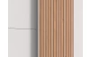 Šatníková skriňa Coburg, 180 cm, biela/dub artisan