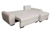 Rohová sedacia súprava Salsa, svetlo béžová látka so štruktúrou