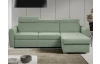 Rohová sedacia súprava Mistic, rákosovo zelená látka