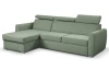 Rohová sedacia súprava Mistic, rákosovo zelená látka