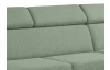 Rohová sedacia súprava Mistic, rákosovo zelená látka