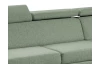 Rohová sedacia súprava Mistic, rákosovo zelená látka