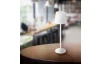 Nabíjacia stolná LED lampa Vannie, biela