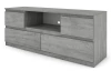 TV skrinka Carlos, šedý beton, šírka 140 cm