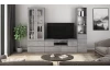 TV skrinka Carlos, šedý beton, šírka 140 cm