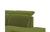 Rohová sedacia súprava Glow, zelená fresh látka, pravý roh