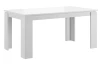 Rozkladací  jedálenský stôl Titan 160x90 cm, biely
