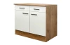 Dolná kuchynská skrinka Avila, dub lancelot/krémová, šírka 100 cm