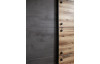 Šatník s posuvnými dverami Dover, 270 cm, zrubová doska / tmavý betón