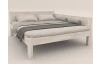 Rohová posteľ so zástenou vpravo Fava P 180x200 cm, bielený buk