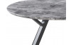 Okrúhly jedálenský stôl Roberta 120x120 cm, šedý betón