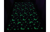 Detský koberec svietiaci v tme Glow 80x150 cm, mesiačiky