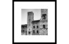 Rámovaný obraz Piazza del Duomo 50x50 cm, čiernobiely