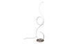 Stojaca LED lampa Jive 118 cm, matný nikel