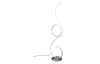 Stojaca LED lampa Jive 118 cm, matný nikel