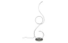 Stojaca LED lampa Jive 118 cm, matný nikel