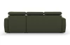 Rohová sedacia súprava Mistic, lesná zelená látka