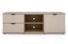 TV skrinka so zásuvkami Avola, 140 cm, béžová kašmír/dub cremona