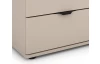 TV skrinka so zásuvkami Avola, 140 cm, béžová kašmír/dub cremona