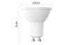 LED žiarovka Classic MR16, GU10, 4 W, 450 lm