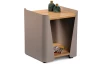 Odkladací stolík Sandro 3, dub/taupe