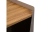 Odkladací stolík Sandro 3, dub/taupe