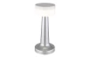Nabíjacia stolná LED lampa Angelika, nikl/biela
