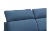 Rohová sedacia súprava Aldon 2F-OTM, denimovo modrá tkanina
