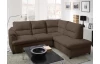 Rohová sedacia súprava Gusto 2F-OT(BK), hnedá látka