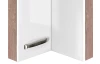 Horná rohová kuchynská skrinka Valero, dub sonoma/biely lesk, 60 cm