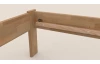 Rohová posteľ so zástenou vpravo Fava P 180x200 cm, prírodný buk