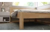 Rohová posteľ so zástenou vpravo Fava P 180x200 cm, prírodný buk