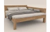 Rohová posteľ so zástenou vpravo Fava P 180x200 cm, prírodný buk