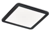 Stropné LED osvetlenie Camillus 30x30 cm, štvorcové, čierne