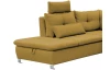 Sedacia súprava Madeira 3B, horčicová žltá látka, tvar ľavé U