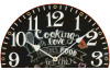 Nástenné hodiny Cooking with love, 30 cm