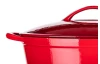 Pekáč s vekom Excellent 6,7 l, červený liatinový