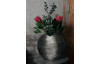 Váza Modern 36 cm, strieborná