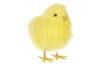 Veľkonočná dekorácia Kuriatko 12 cm, žlté