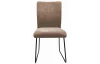 Jedálenská stolička Sephia, svetlohnedá štruktúrovaná látka