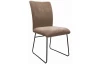 Jedálenská stolička Sephia, svetlohnedá štruktúrovaná látka
