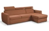 Rohová sedacia súprava Mistic, terracota látka