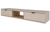 Závesný TV stolík Avola, béžová kašmír/dub cremona